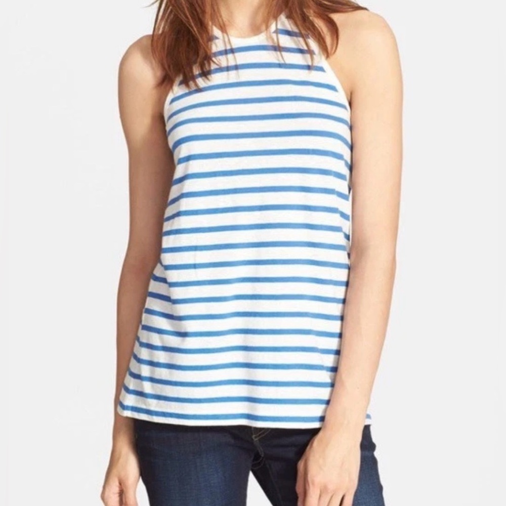 T by Alexander Wang Revolve Stripe Tank Top Stripe Shirt Tunic Minimalist Medium